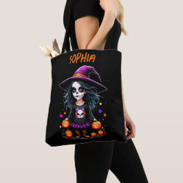 Cute Adsible Kawaii Halloween Witch Tygkasse