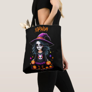 Cute Adsible Kawaii Halloween Witch Tygkasse