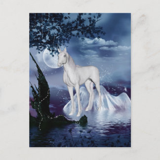 Cute Adsible Mystical Unicorn Vykort