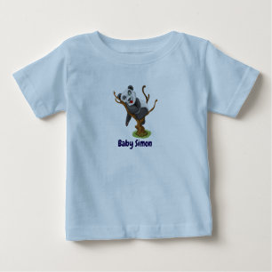 Cute Adsible Panda and Seal Unge Graphic T Shirt
