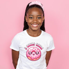 Cute Adsible Rosa Donut Sprinkles A-Dough Rable T Shirt