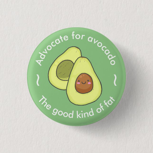 Cute Advocate for Avocado Bra Tjock Knapp (Framsida)