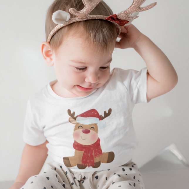 Cute Adworthy God jul Reindeer T Shirt (Skapare uppladdad)