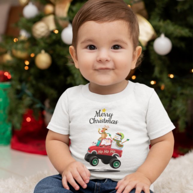 Cute Adworthy Jultomten, Snögubbe och Reindeer T Shirt (Skapare uppladdad)
