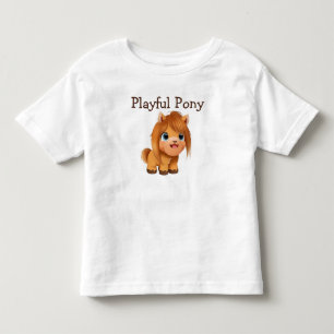 Cute Adworthy Playof Pony Horse T Shirt