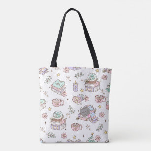 Cute Aesthetic Gift for Bok Älskare Tygkasse