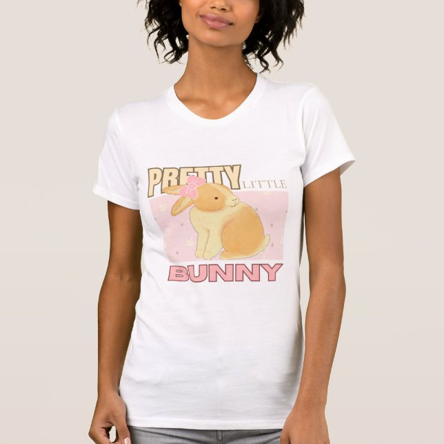 Cute Aesthetic Pretty Little Bunny T-Shirt - Kawai (Framsida)