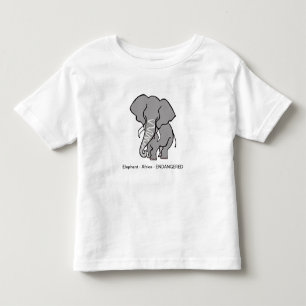 Cute African Elephant - Animal Lover - Endangered T Shirt