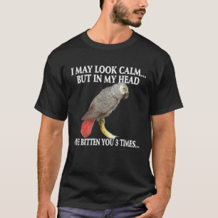 Cute African Grått I kan se Lugn T-Shirt