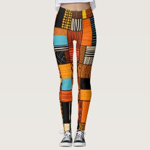 Cute African Print Leggings