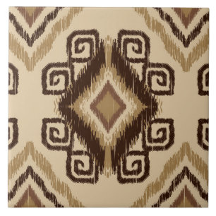 Cute African stil mönster Kakelplatta