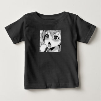 Cute Ahegao Anime Girl Otaku Weeb Kärlek Big Öga D T Shirt