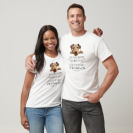 Cute Airedale Hund Pappa Funny T Shirt