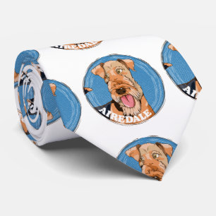 Cute Airedale hund Slips