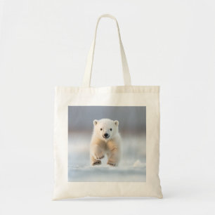 Cute Alaska Polar Bear Unge Tygkasse