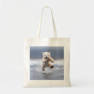 Cute Alaska Polar Bear Unge Tygkasse