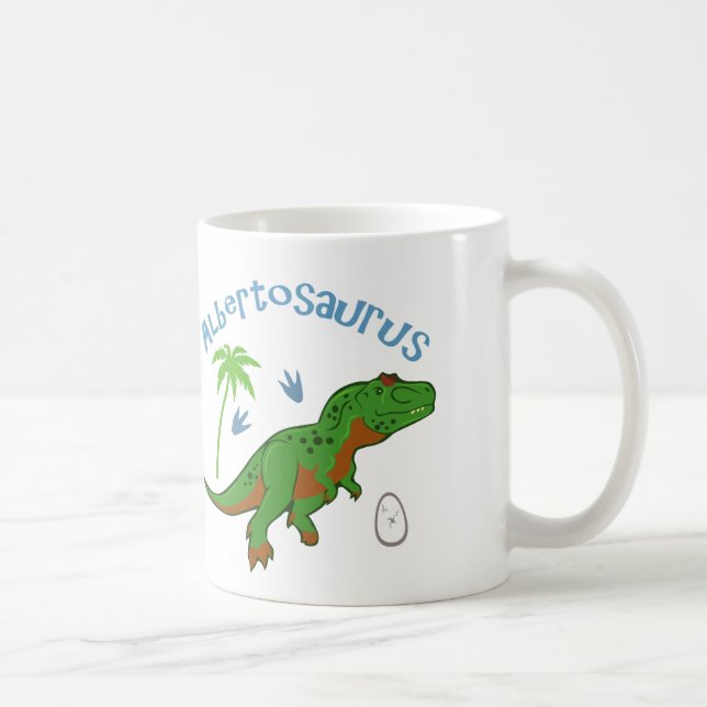 Cute Albertosaurus Kaffemugg (Höger)