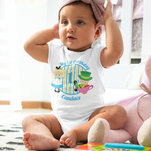 Cute Alice i Wonderland Min första födelsedag Anpa T Shirt