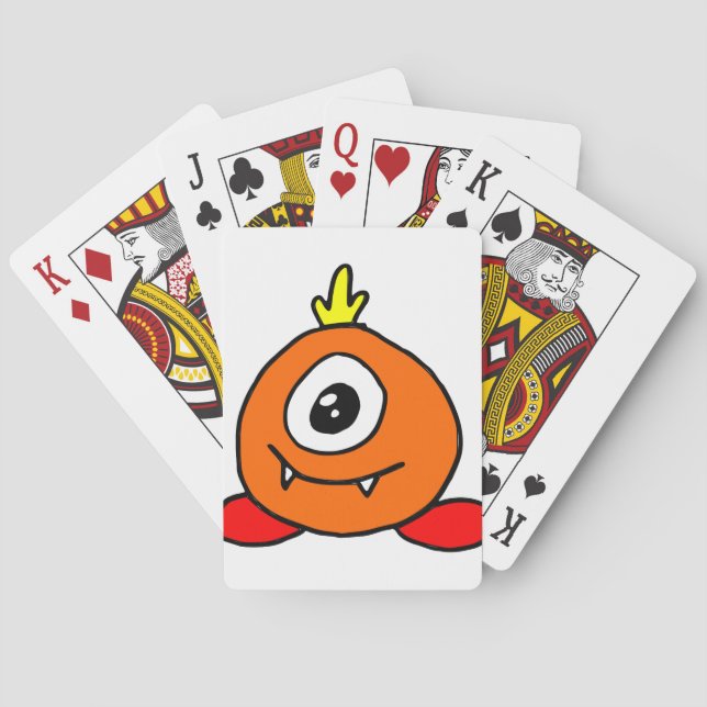 Cute Alien Casinokort (Baksidan)