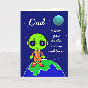Cute Alien Fars dag-kort av Jo Bilder Meddelande