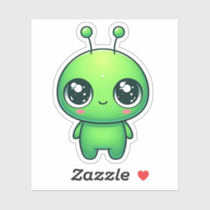 Cute Alien Klistermärken
