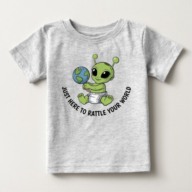 Cute Alien T Shirt (Framsida)