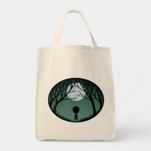 Cute Alien Tote Bag Organic Cute Alien Matkasse Tygkasse