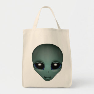 Cute Alien Tote Bag Organic Cute Alien Matkasse Tygkasse