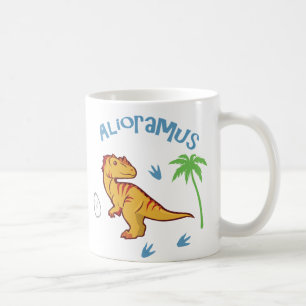 Cute Alioramus Kaffemugg