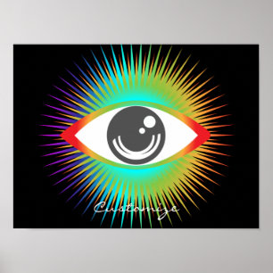 Cute All-view Alien Öga Thunder_Cove Poster