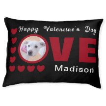Cute Alla hjärtans dag Hund Kärlek Hearts Red