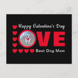 Cute Alla hjärtans dag Hund Mamma Kärlek Hearts Re Vykort