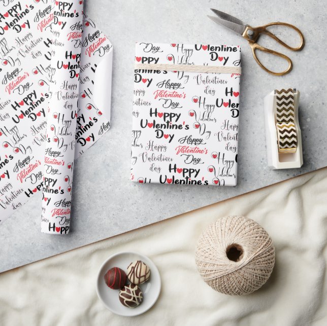 Cute Alla hjärtans dag Presentpapper (Hantverk)