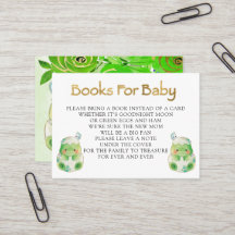 Cute Alligator Grönt Guld Blommigt Bokar för Baby