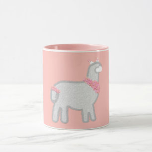 Cute Alpaca Fiesta party bubblor Mugg