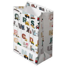 Cute Alphabet ABC Lastbilar, Transport Fordon