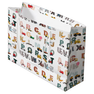 Cute Alphabet ABC Lastbilar, Transport Fordon