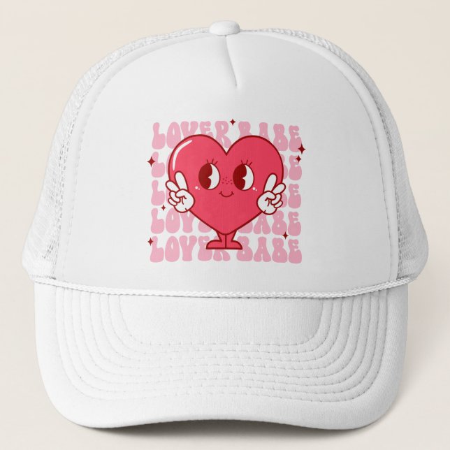 Cute Älskare Babe Heart Keps (Framsida)