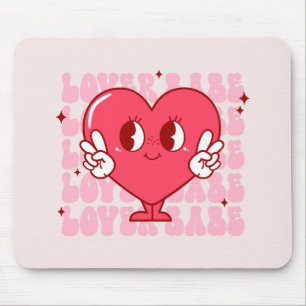 Cute Älskare Babe Heart Musmatta