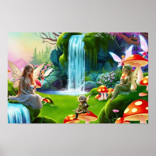 Cute-Älvor Poster (Framsidan)