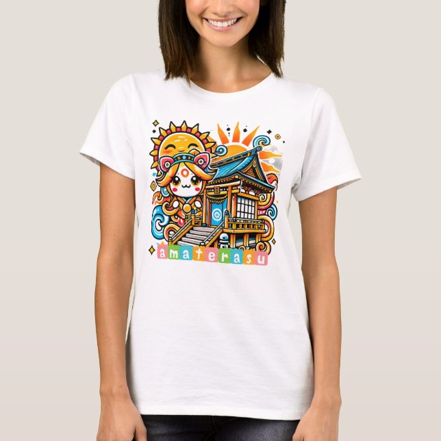 Cute amaterasu t shirt (Framsida)