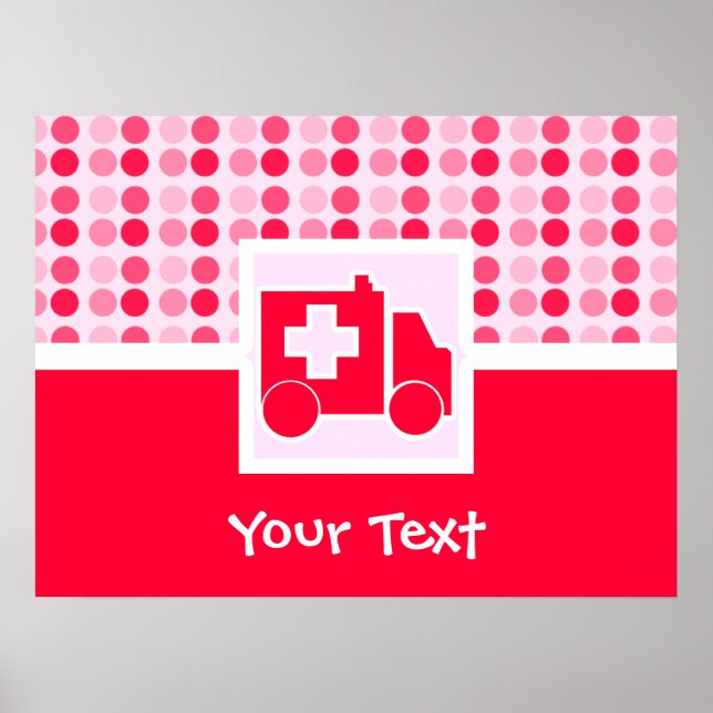 Cute Ambulance Poster (Framsidan)