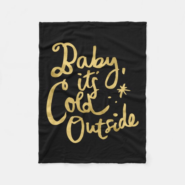 Cute&amp; Lustigt julband Fleecefilt (Framsidan)