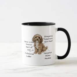 Cute Anatomy of a Cockapoo Dog Lover Gift Mugg
