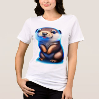 Cute and Avslappnad T-Shirt for Panda Älskare