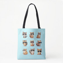 Cute and Beval Light Blue Cat Théme