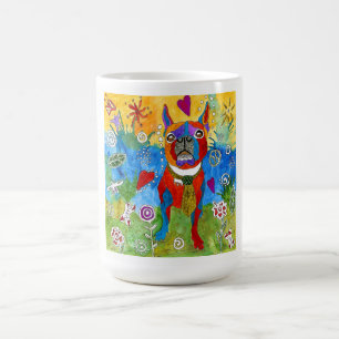 Cute and Colorful Boston Terrier Mugg