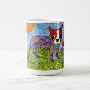 Cute and Colorful Boston Terrier Mugg