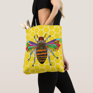Cute and Colorful Humla Tote Bag Tygkasse