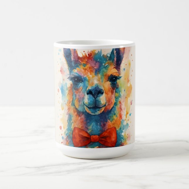 Cute and Colorful Llama Mug Kaffemugg (Center)